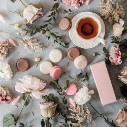 Mayfair Finds floral arrangement on table